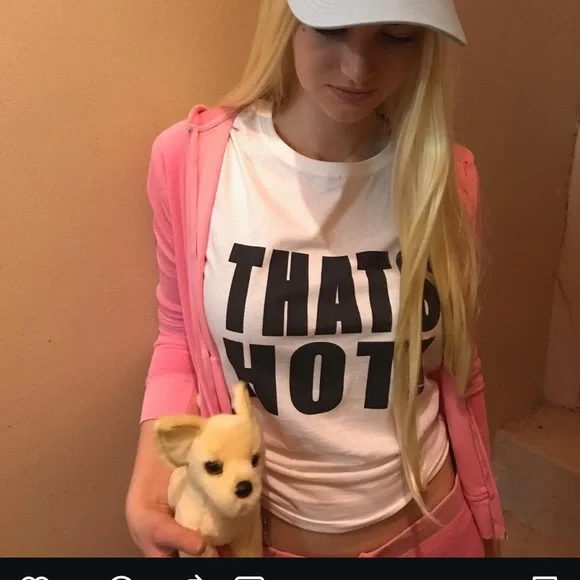 Juicy Couture Pink Zip Up Hoodie - Picture 4 of 4